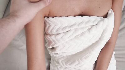 Catching My Stepsister and Fucking her hard in her Tight Pussy