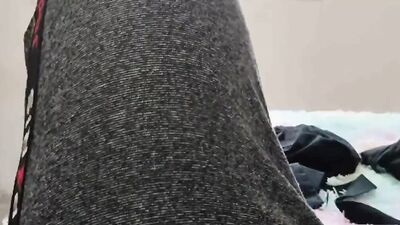 University girl finds me in her room masturbating with her panties and takes my virginity