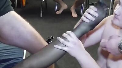 rough gangbang for preggo stepsister
