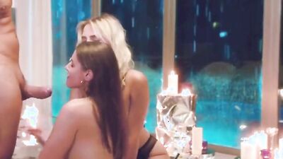 handjob stepsister vixen, threesomes are the best way to sta
