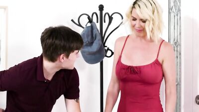 ADULT TIME - Big Tits Stepmom Kit Mercer Shows Her Stepson How To REALLY Please A Woman