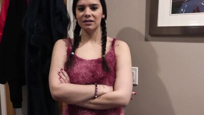 BadDaddyPOV - Violet Star Slutty Latina Teen Wants Step Daddy's Cock