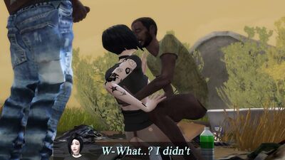 Stepmother & Stepdaughter get Used by Filthy Homeless - Part 3 - DDSims