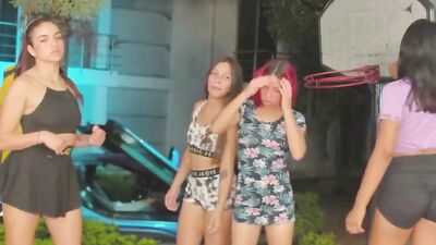 latina lesbian fulfills the dream of fucking and penetrate her friend with dildo GGmansion