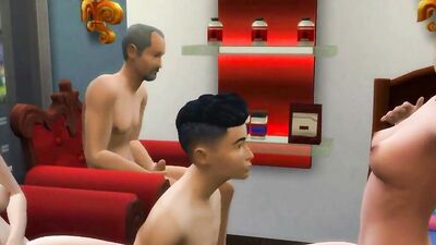 3D Family Orgy Cartoon Sex Animation