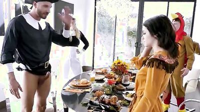 Kinky Family Thanksgiving Orgy