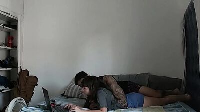 stepbrother fucks my tight pussy until he cums