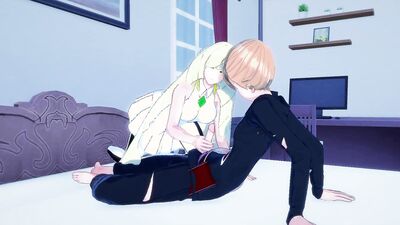 Pokemon: Gladion Has Threesome With Lusamine And Lillie