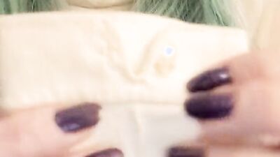 Vintage Glove Try On with Petite Pastel Goth
