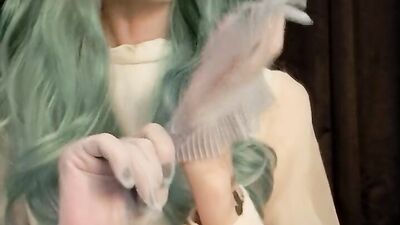 Vintage Glove Try On with Petite Pastel Goth
