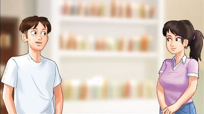 Summertime Saga Gameplay Part 19 - Naughty Girl Takes Him To Her Room