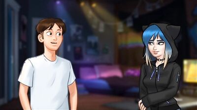 Summertime Saga Gameplay Part 19 - Naughty Girl Takes Him To Her Room