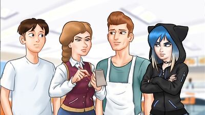 Summertime Saga Gameplay #17 - His New Girlfriend