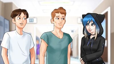 Summertime Saga Gameplay #17 - His New Girlfriend