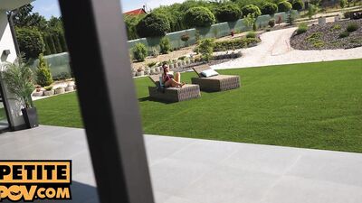POV - Neighbor slut Alyssa Bounty fucks you like a pro