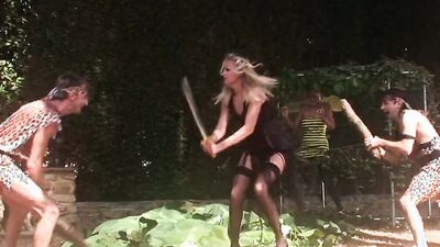 Angel Long Is Making Her Fantasy Of Fucking Two Cocks At