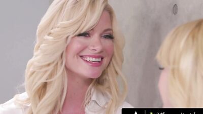 MOMMY'S GIRL - Hot MILF Caught Fucking Her Petite Stepdaughter Kenzie Reeves is Joined By Horny Boss