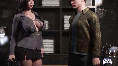 Busty Mom & Boy XXX Family Bang