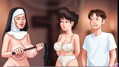 Summertime Saga - GAMEPLAY Part 8 (Sister Angelica): ALL SCENES