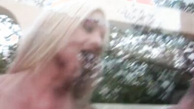 Two Cocks For Outdoor Blonde 3some