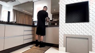 My big dick client fucks me in the ass on my first day as a plumber.