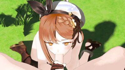 Reisalin Stout Sucking A Big Dick Outside