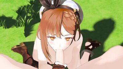 Reisalin Stout Sucking A Big Dick Outside