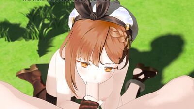 Reisalin Stout Sucking A Big Dick Outside