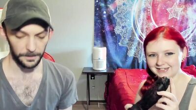 Momonii Black and Red Fantasy Dildo Unboxing and Masturbation with Jasper Spice and Sophia Sinclair