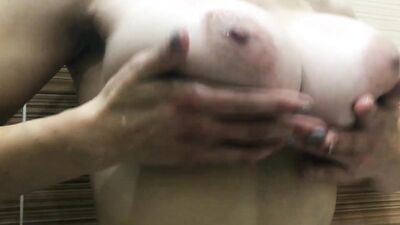 home entertainment with a busty girlfriend