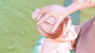 KUKOLD HUSBAND FUCKS HIS CHEATING WIFE HARD ON THE BEACH (HENTAI + SIMS 4)