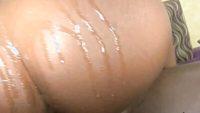 Ebony Step Sis Gets A Creampie