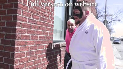 3-Way Porn - A Busty Milf is Nailed Hard by her Husband and the Neighbor