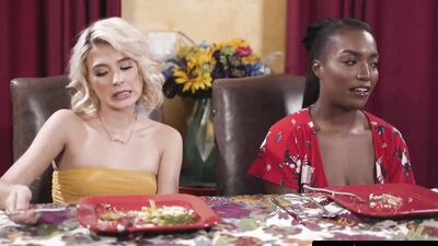 MOMMY'S GIRL - MILFs Christie Stevens & Ebony Goddess Mystique Want Stepdaughters To Be Lesbians