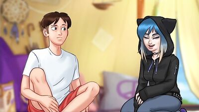Best of Eve: The Cute Goth Slut from Summertime