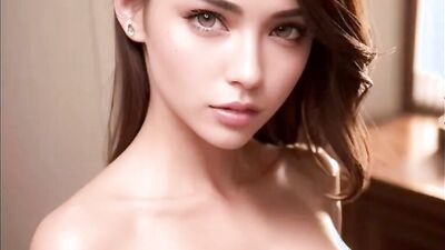 best beautiful babes sexy realistic AI art part 79