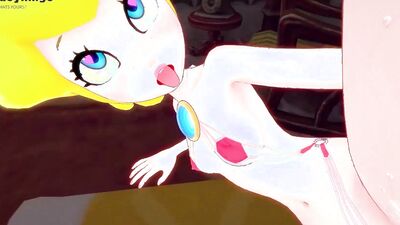 Peach and Daisy awesome threesome pov