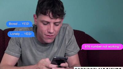 Sexy babe takes his hard dick