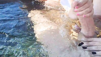 He Can't Resist Kim And Zoe Wet Stepsisters - Public Jacuzzi 3some Footjob And Cumshot