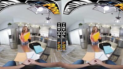 VIRTUAL PORN - Big Tits MILF Academics Starring Richelle Ryan (VR)