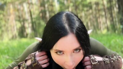 Stepsister Was So Horny In The VR Game Baldurs Gate 4 That She Was Fucked In Reality