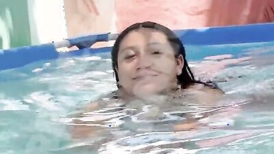 My godfather comes to visit and I convince him to go into the pool until he ends up fucking me????????????