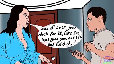 Stepmum fuck lucky son to keep her little secret, Hentai