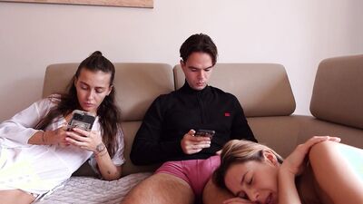 Fucking Sexy Teen While Girlfriend Having A Day Nap 4K