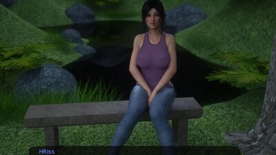 Milfy City # 21 Step sister decided to give an amazing blowjob near the lake at night