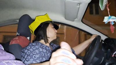 Night Taxi Cab Ride With Stepsis Double Surprise 4K