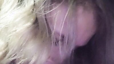 Hot Blonde Step Sister Sucks her Step Brothers Big Dick