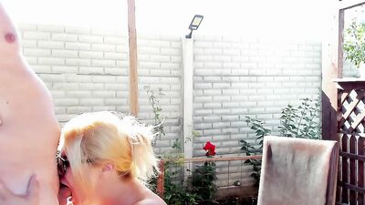 Stepsister Step sister fucked in the ass outside