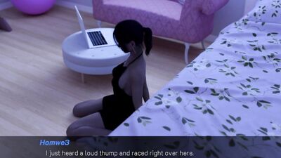 Echoes of Lust # 17 The older step-sister could not resist and jerked me off with her legs