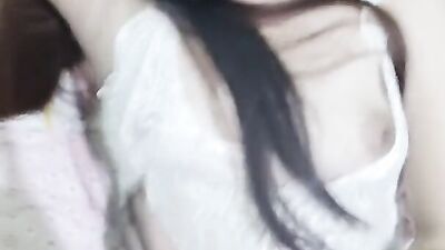 WHILE ON VIDEOCALL WITH LUCKY FAN. BEAUTIFUL PINAY STEPSISTER CREAMPIED